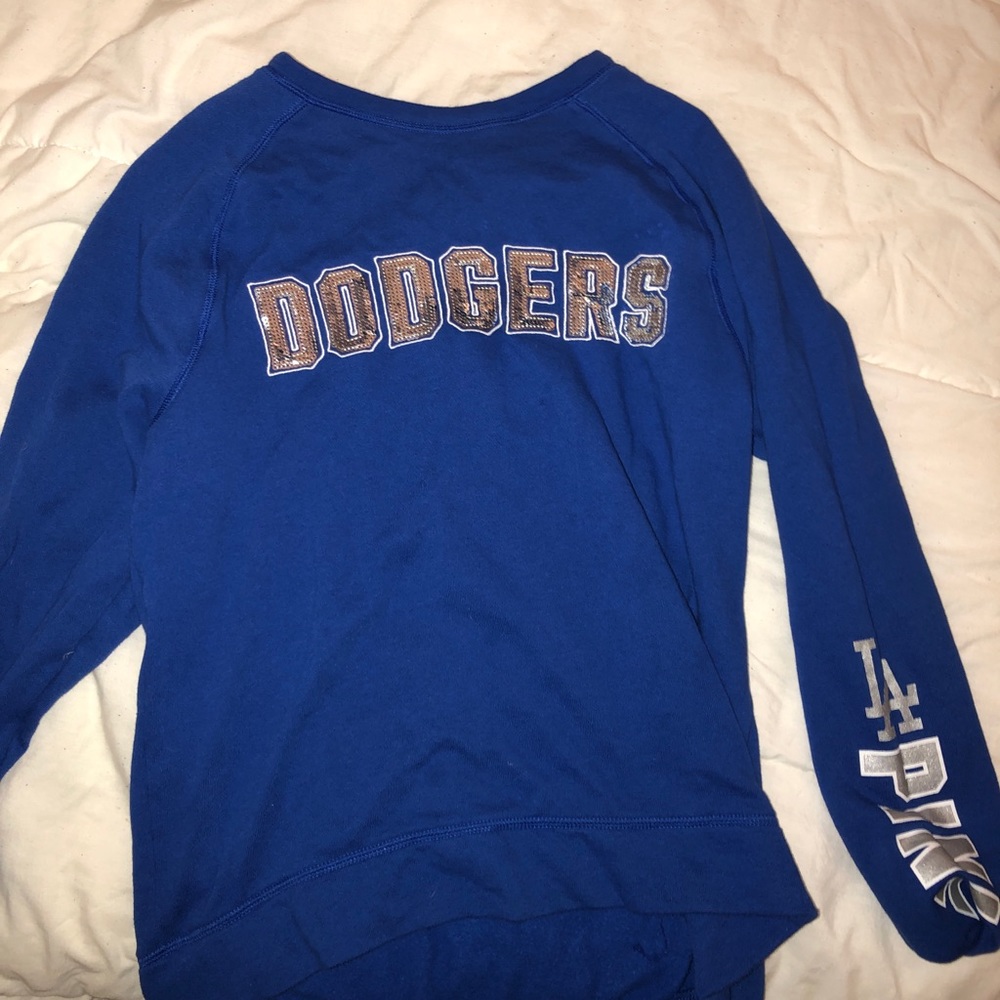 Los Angeles dodgers Pink sweater